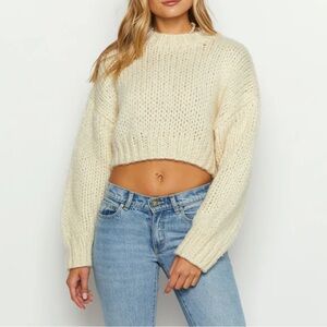 Belmont Cream Stripe Sweater